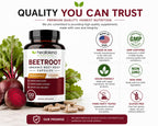 Healblend Organic Beet Root Capsules 1300mg - 120 Count - image 9