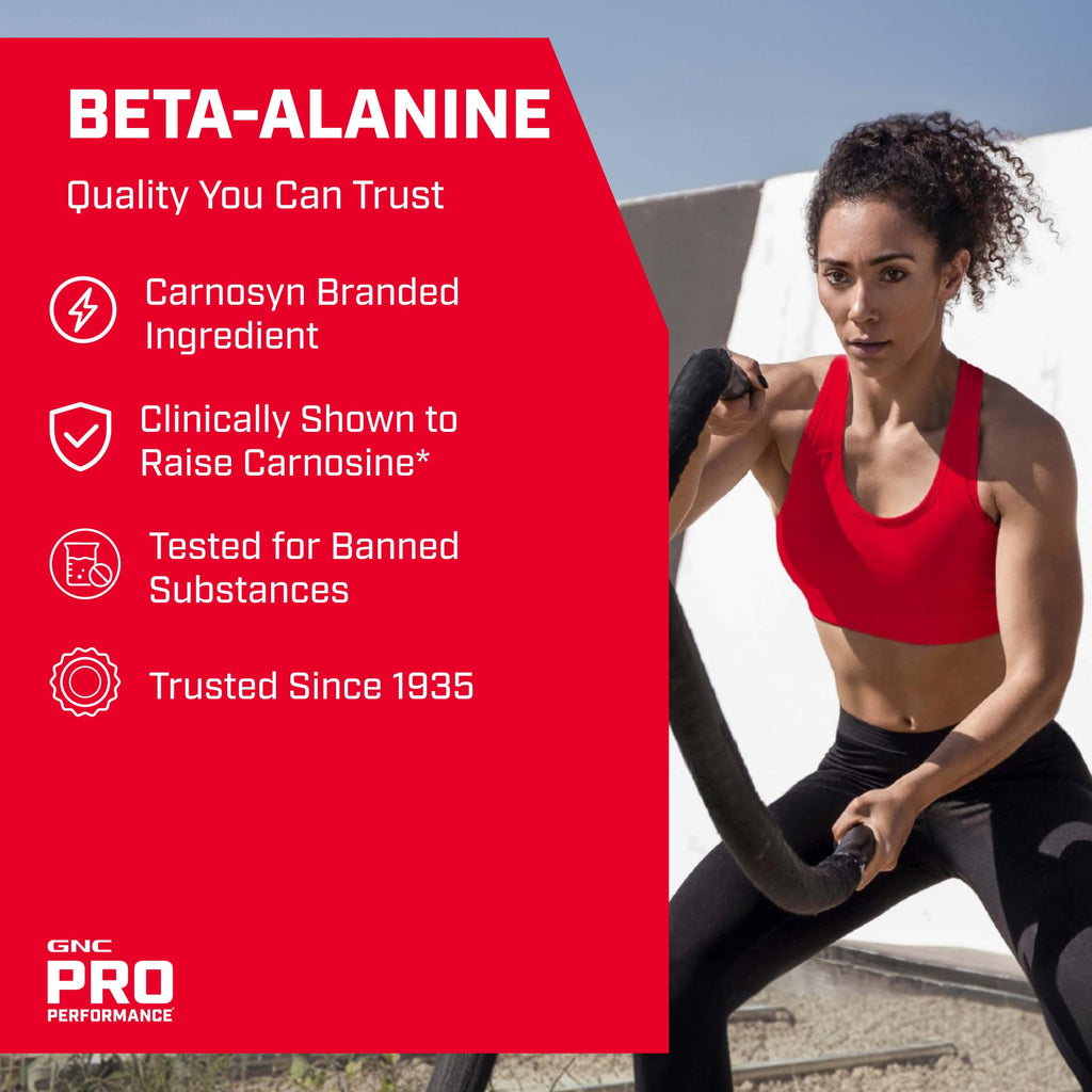 GNC Pro Performance Beta-Alanine - 120 Caplets - image 3