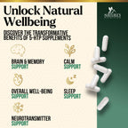 Nature's Nutrition 5HTP 200mg per Serving Capsules - 5 HTP Supplement