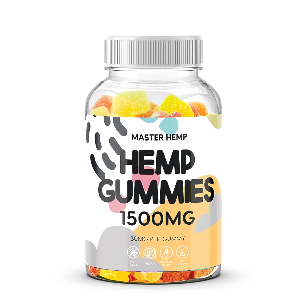 The Cbds Project Hemp Oil Gummies with L-Theanine - 50 Count