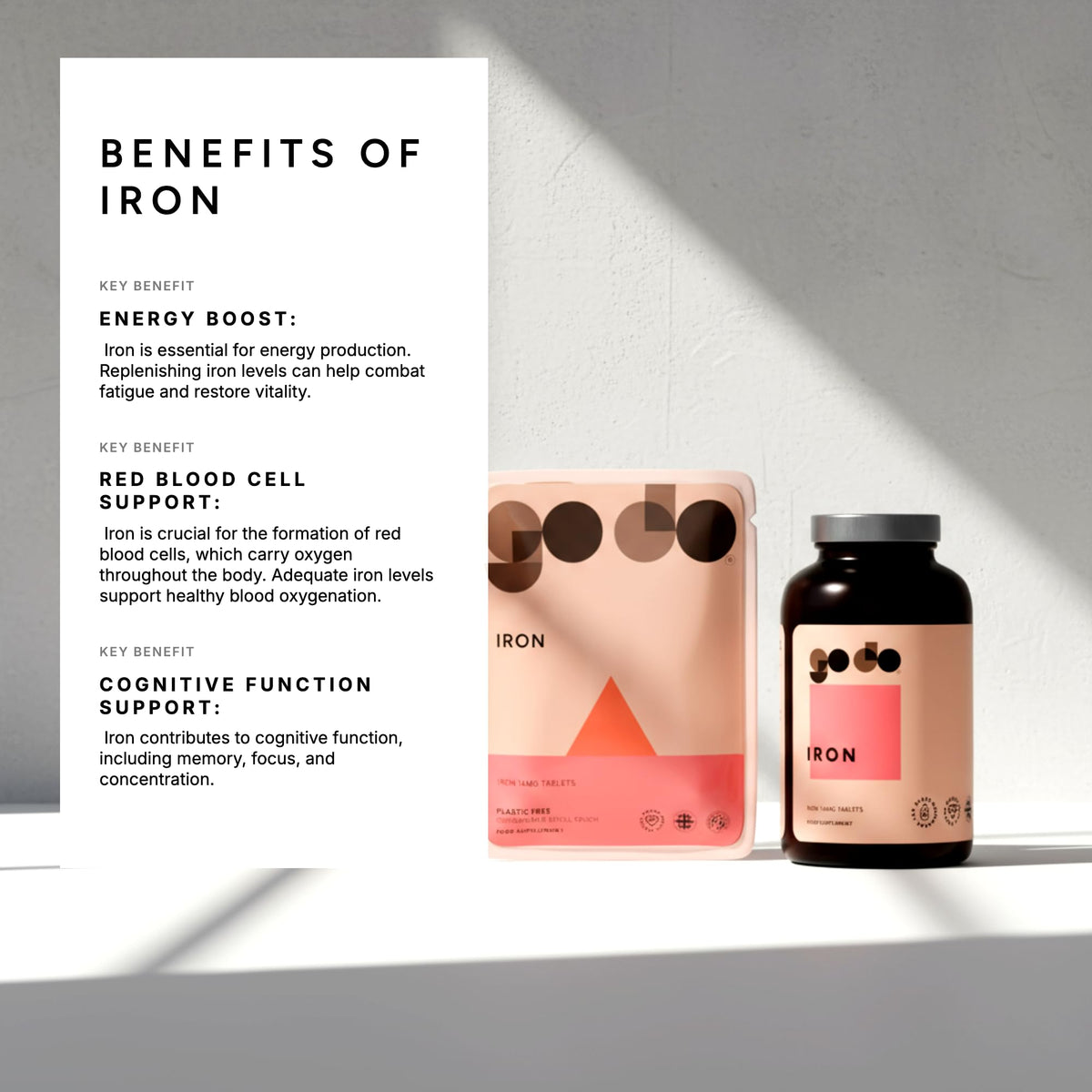 Fitness Health Iron Tablets High Strength 14mg - 120 Tablets - image 2