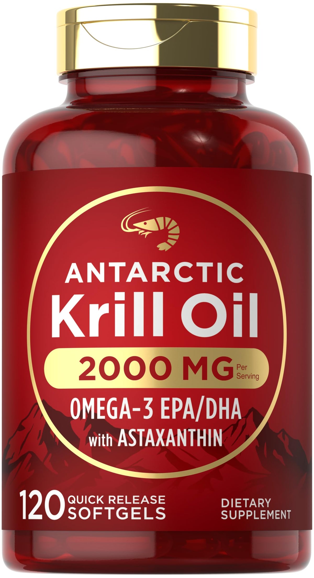 Carlyle Antarctic Krill Oil 2000mg - 120 Softgels
