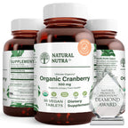 Natural Nutra Organic Cranberry Extract Supplement - 30 Tablets