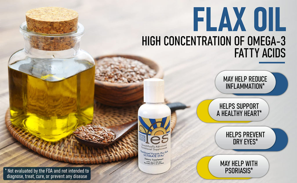 ULTIMATE EFAs YES Plant-Based Omega 3-6-9 Liquid - 4 Fl Oz - image 4