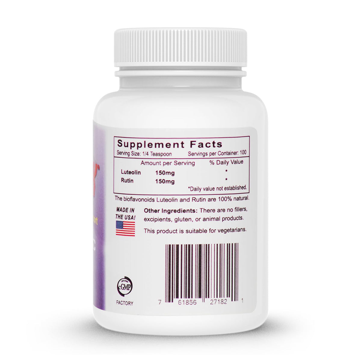 LutiMax Luteolin w/Rutin Pediatric Powder for Kids