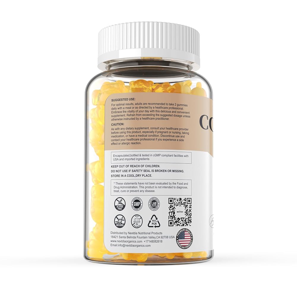 Nextdia Cod Liver Oil 1000mg Gummies with Vitamin A & D3 - 120 Count - image 8