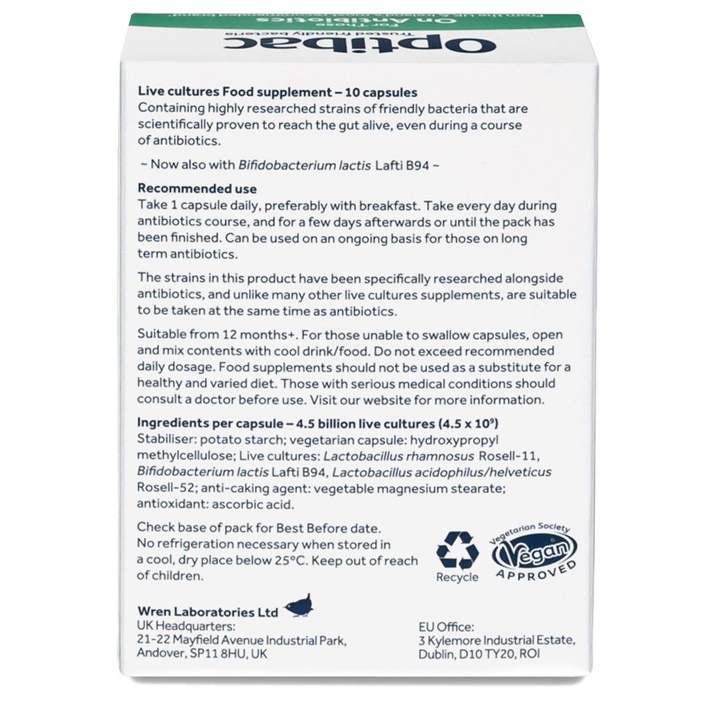 Optibac Probiotics for Those on Antibiotics - 10 Capsules - image 7