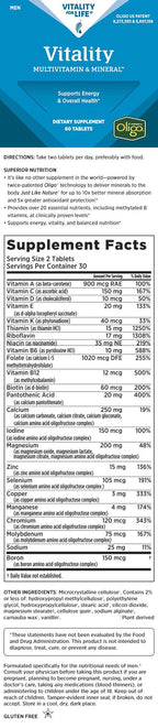 Melaleuca Vitality Men's Multivitamin & Mineral - 60 Tablets - image 2