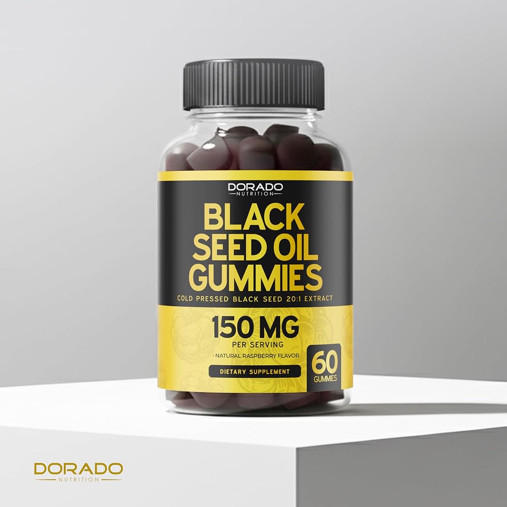 Dorado Nutrition Black Seed Oil Gummies Immune Support - 60 Count - image 5