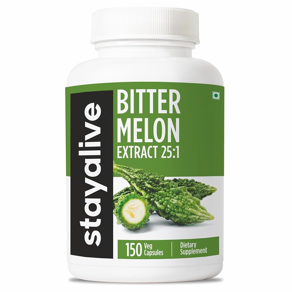 STAY ALIVE Extra Strength Bitter Melon Capsules - 150 Count