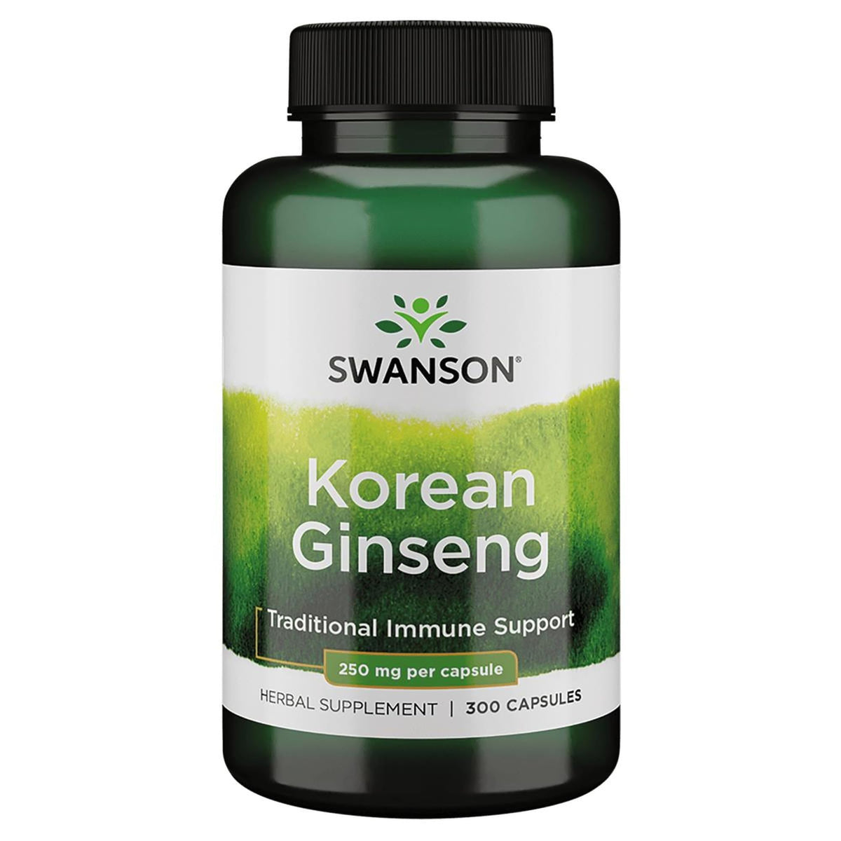 Swanson Full Spectrum Korean Ginseng 250 mg - 300 Capsules