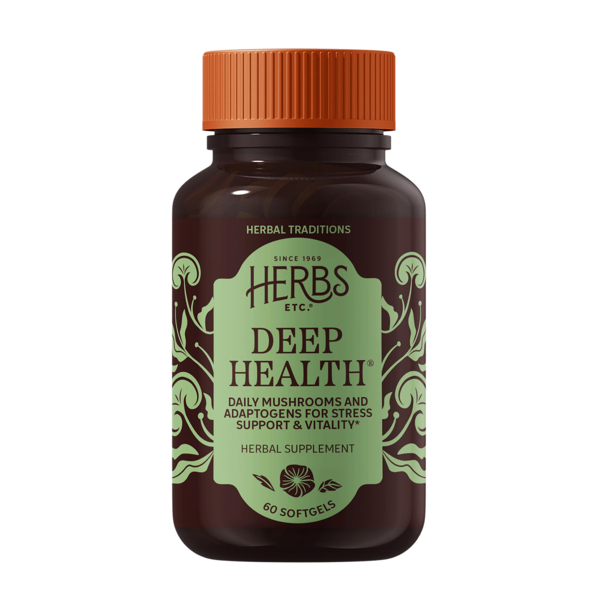 Herbs Etc. Deep Health - Daily Use Adaptogen Supplement - Aids Immune