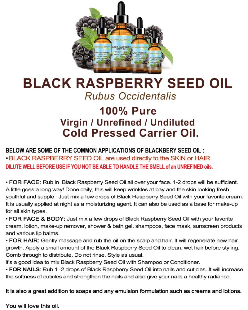 Botanical Beauty Black Raspberry Seed Oil - 1 Fl Oz - image 8