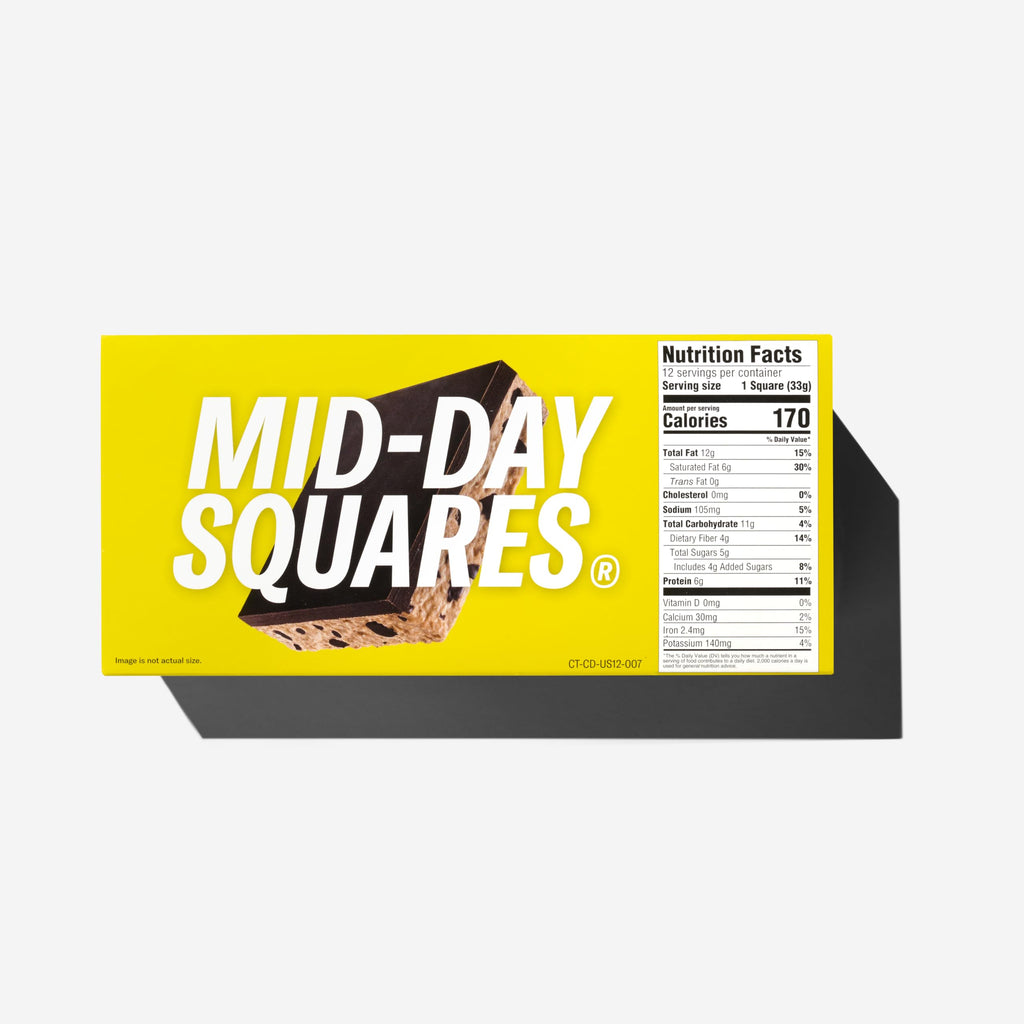Mid-Day Squares Protein Chocolate Snack Bars
