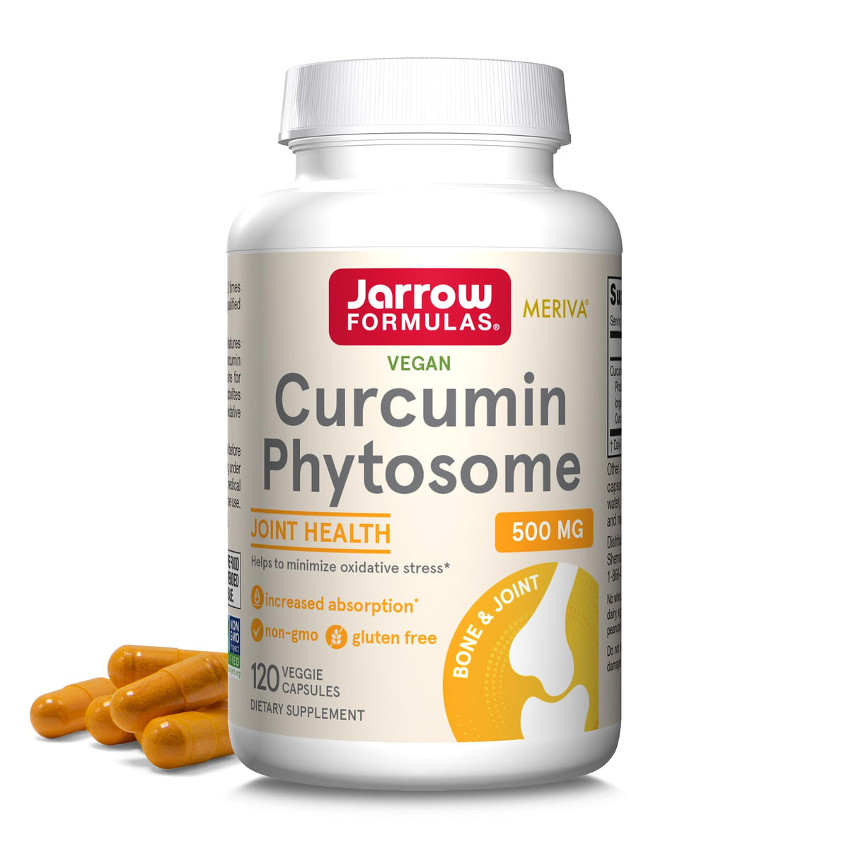 Jarrow Formulas Curcumin Phytosome 500 mg Joint Support - 120 Capsules