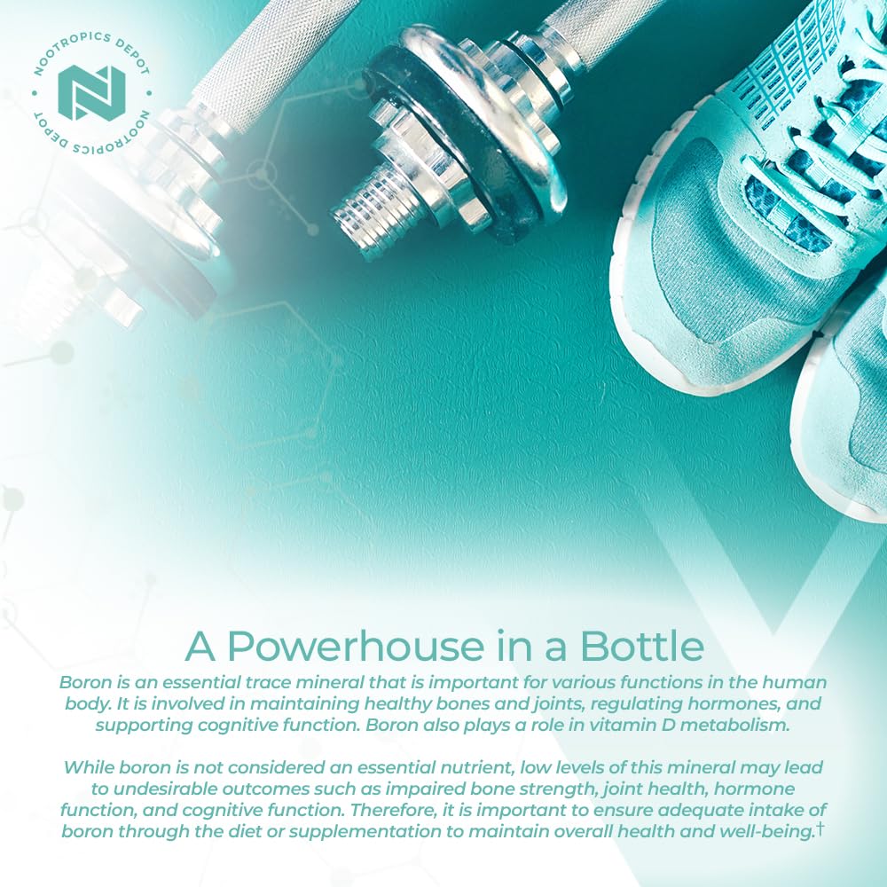 Nootropics Depot Boron Glycinate Capsules