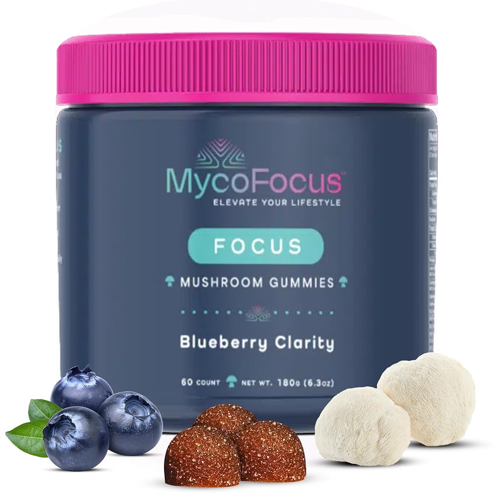 MycoFocus Clarity and Focus Mushroom Gummies - 60 Gummies