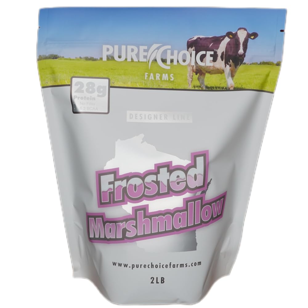 Pure Choice Frosted Marshmallow Whey Protein Isolate Powder - 2 lb