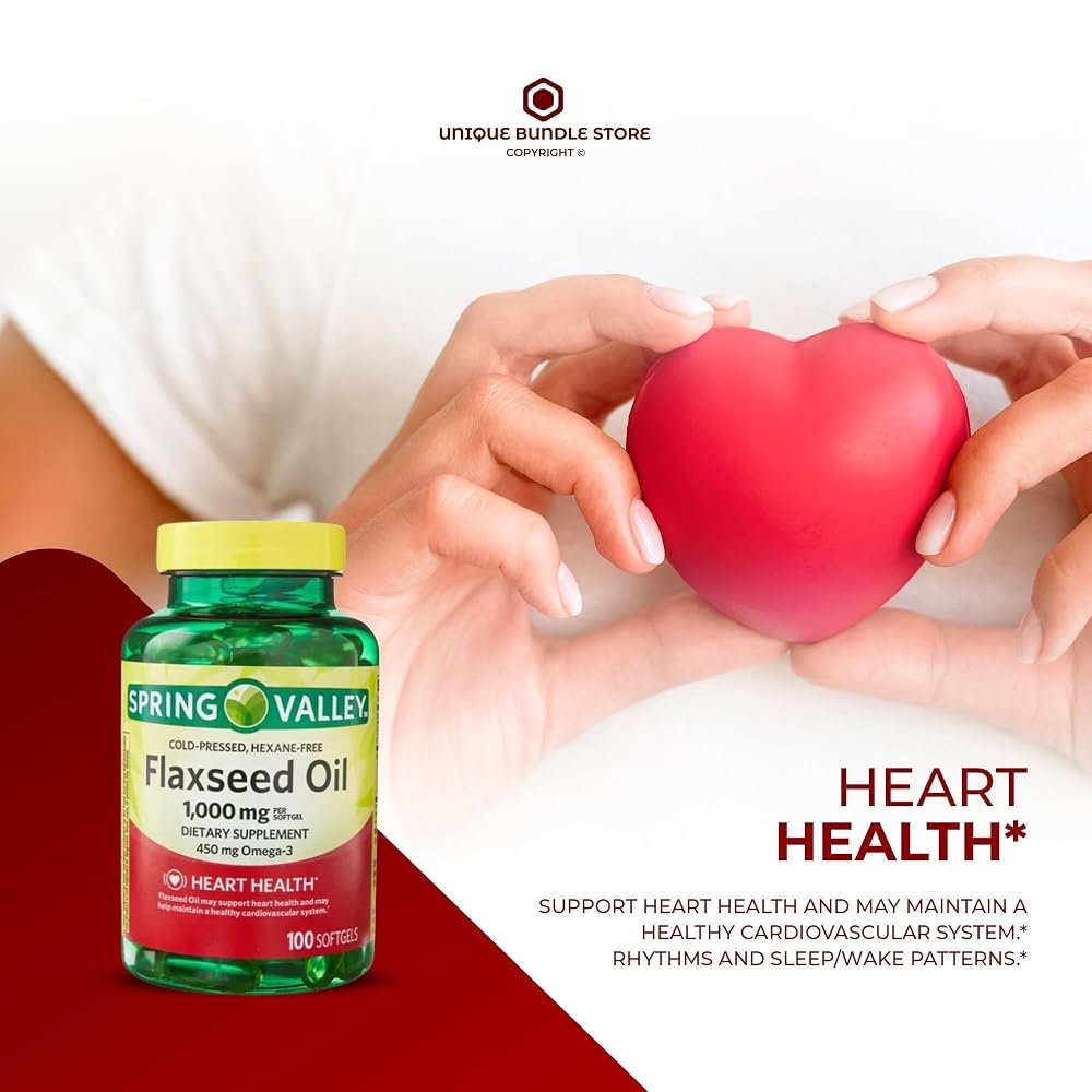 Unique Bundle Store Flaxseed Oil 1000mg