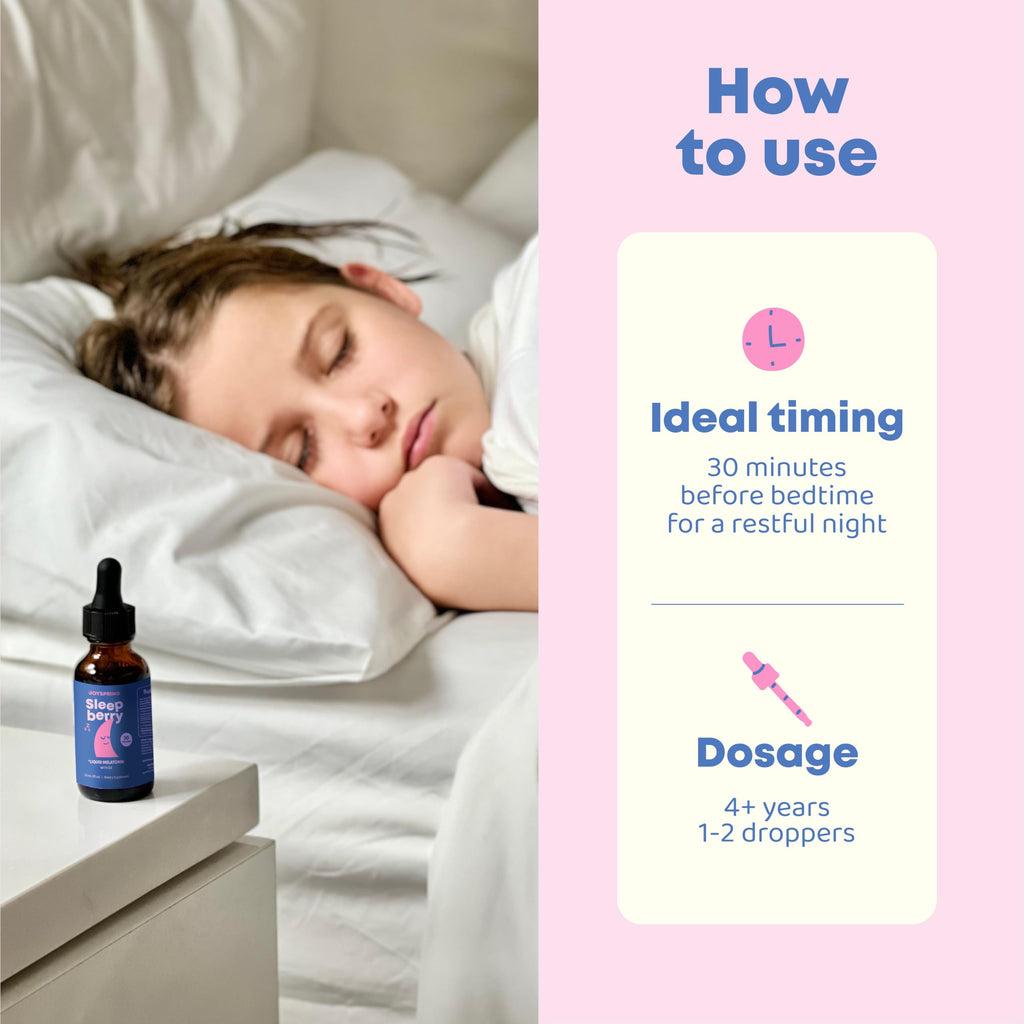 JoySpring SleepBerry Kids Melatonin 3mg Drops - 120 Servings - image 6