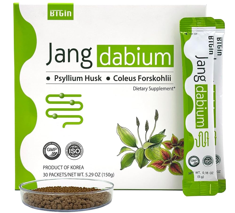 BTGIN Jangdabium Psyllium Husk Fiber Granules - 30 Packets