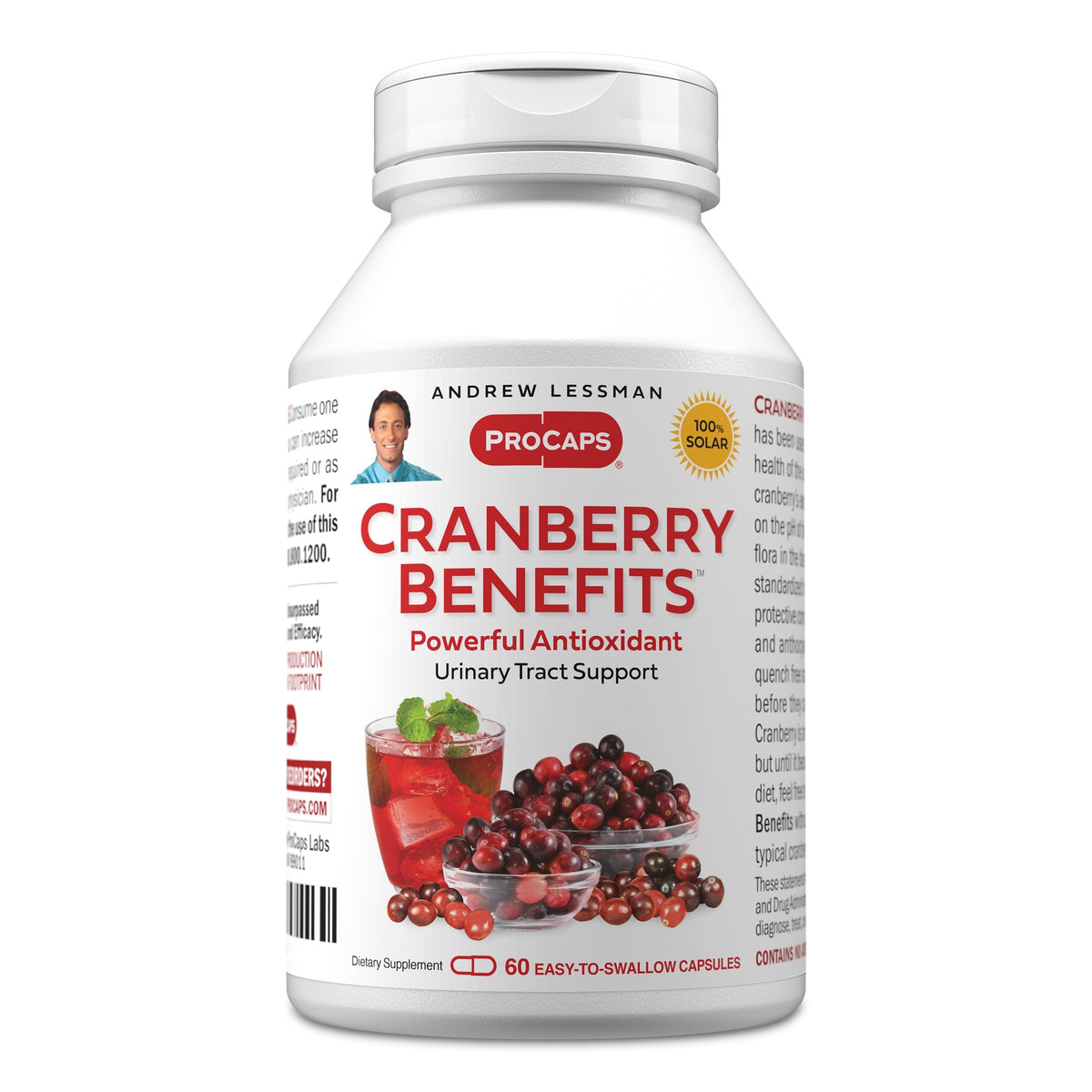 ANDREW LESSMAN Cranberry Benefits - Capsules - Supports Bladder