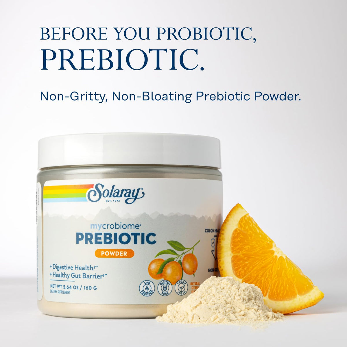 SOLARAY Mycrobiome Prebiotic Powder