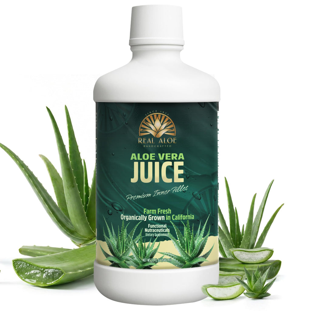 Real Aloe Organic Aloe Vera Juice - 32 fl oz