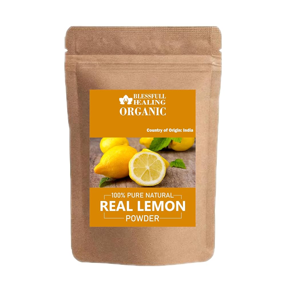 Blessfull Healing Organic Real Lemon Powder 100% Pure Natural 200