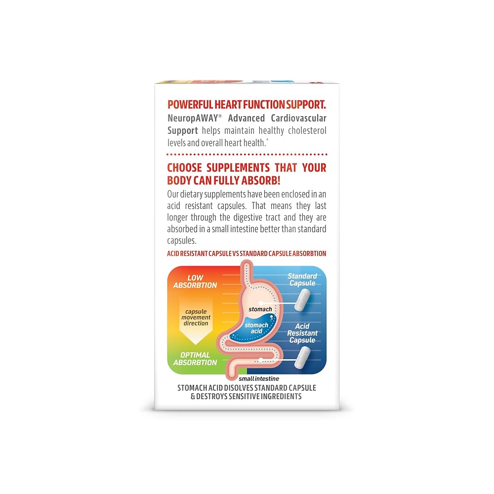 NeuropAWAY Cardiovascular Support 1200mg Berberine - 30 Capsules - image 7