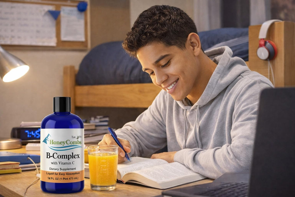 HoneyCombs Liquid Vitamin B Complex with B12 & Vitamin C - 16 fl oz - image 5