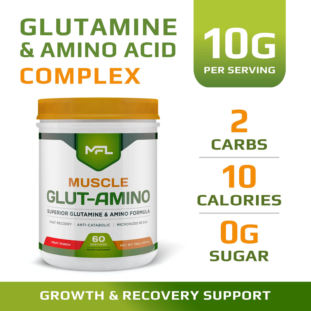 MUSCLE FOOD LABS Muscle Glut-Amino ★ Glutamine & Amino Blend