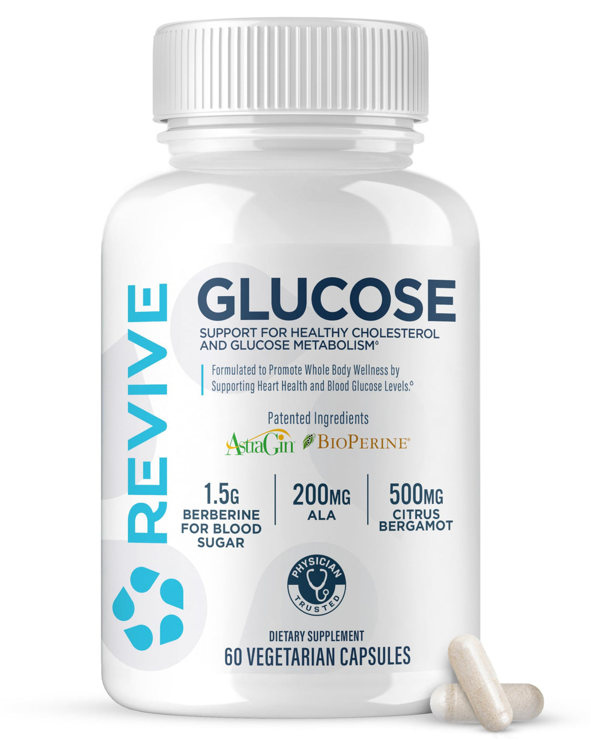 Revive Glucose Support Supplement for Metabolic Health - 30 Servings