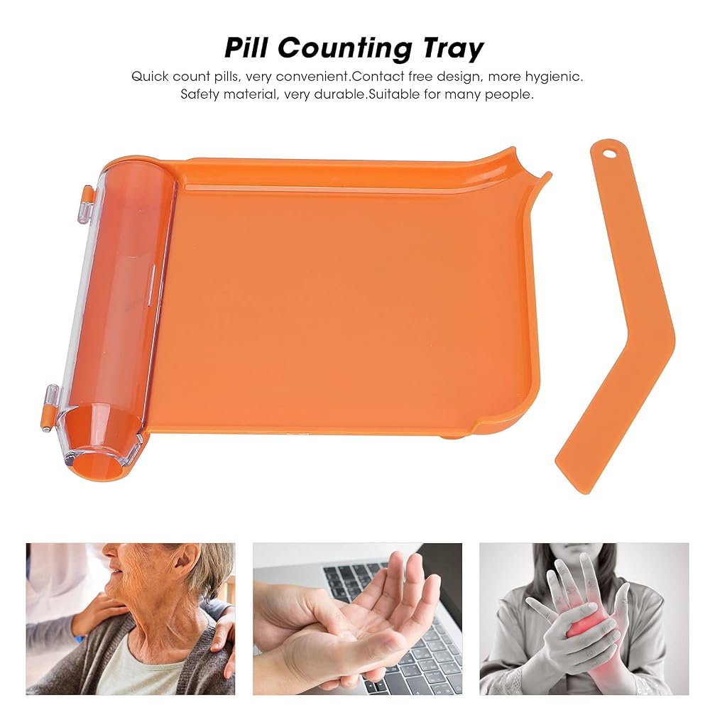 ZJchao Counting Tray with Spatula Pill Dispenser - 1 Tray - image 2