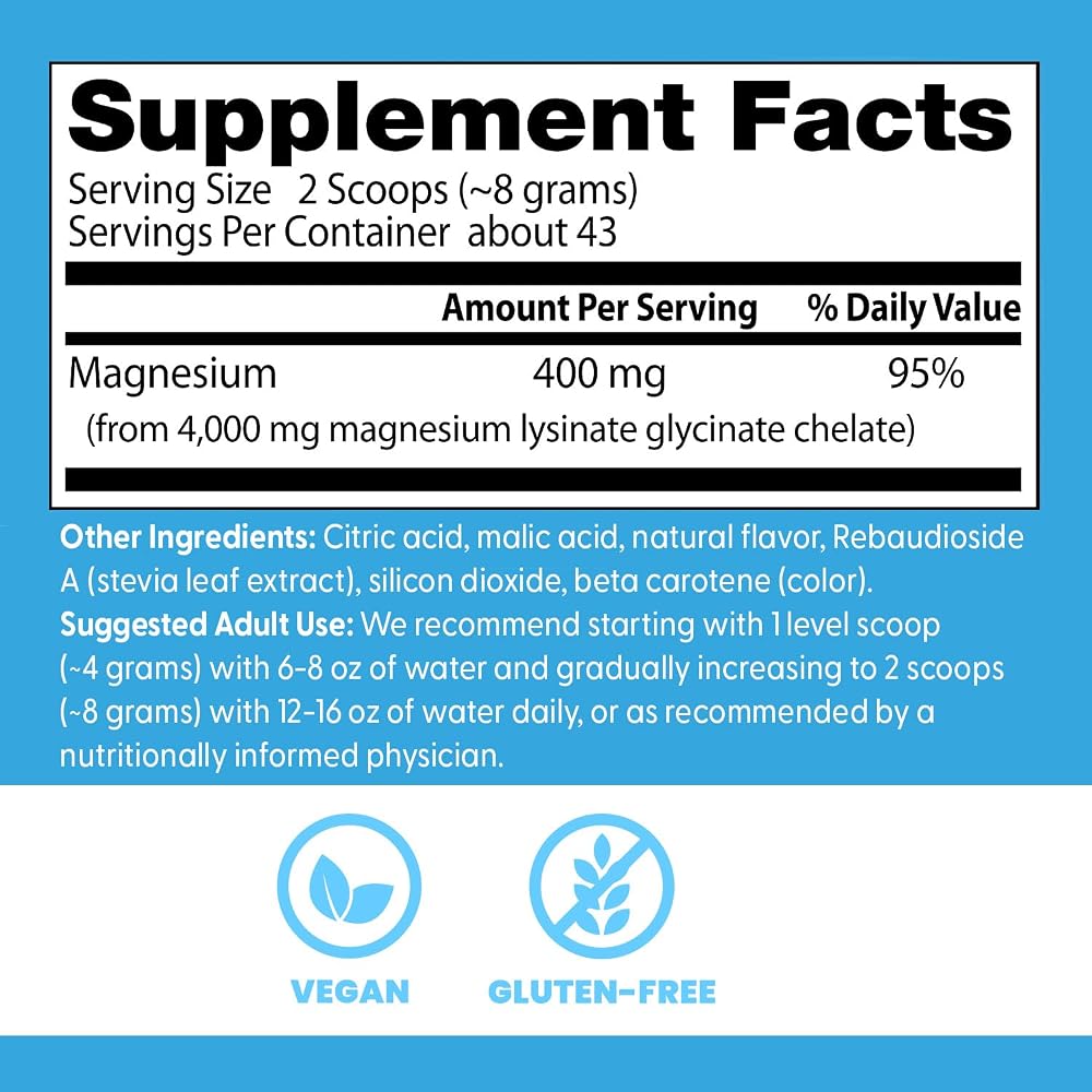 Doctor's Best Magnesium Glycinate Powder for Sleep - 12.3 oz - image 4