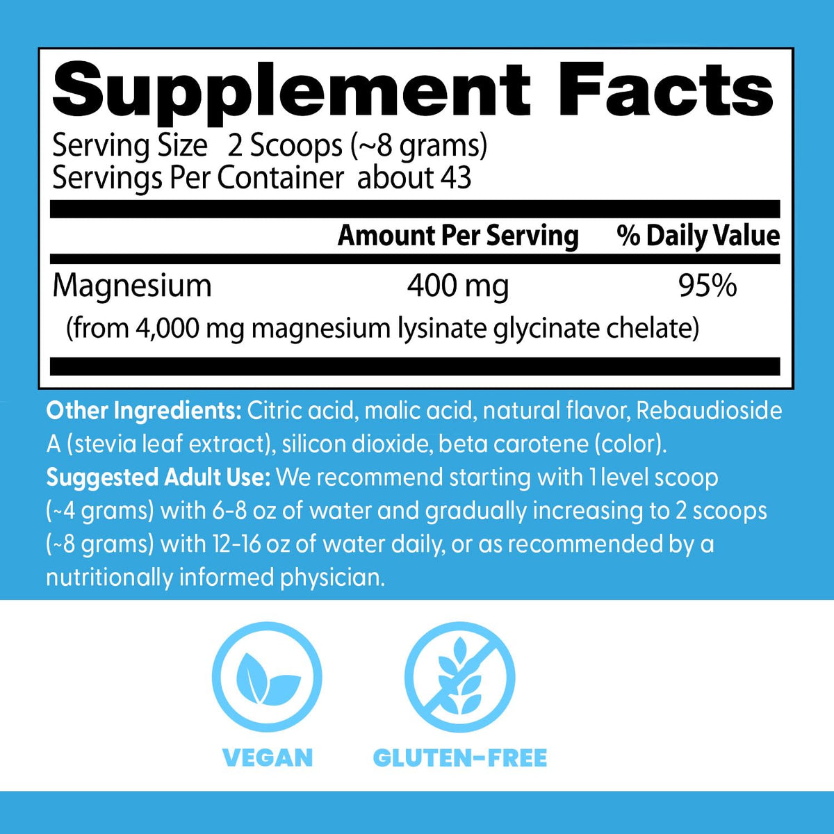 Doctor's Best Magnesium Glycinate Powder for Sleep - 12.3 oz - image 4