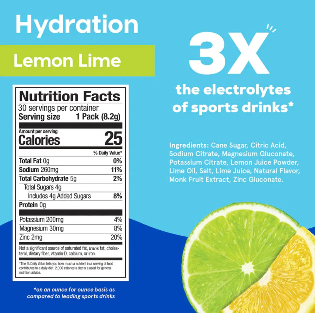 HYDRANT Hydrate, Individual Hydration Electrolyte Powder Stick