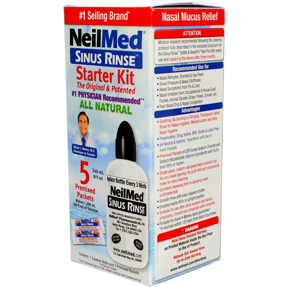 NeilMed Sinus Rinse Starter Kit - 10 Pack - image 5