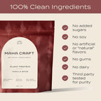 Maha Craft Plant-Based Protein Powder Vanilla Spice - 15 Servings - image 7