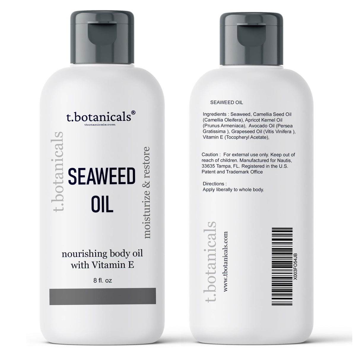 t.botanicals Seaweed Body Oil Anti-Aging Moisturizer - 8 Fl Oz - image 7
