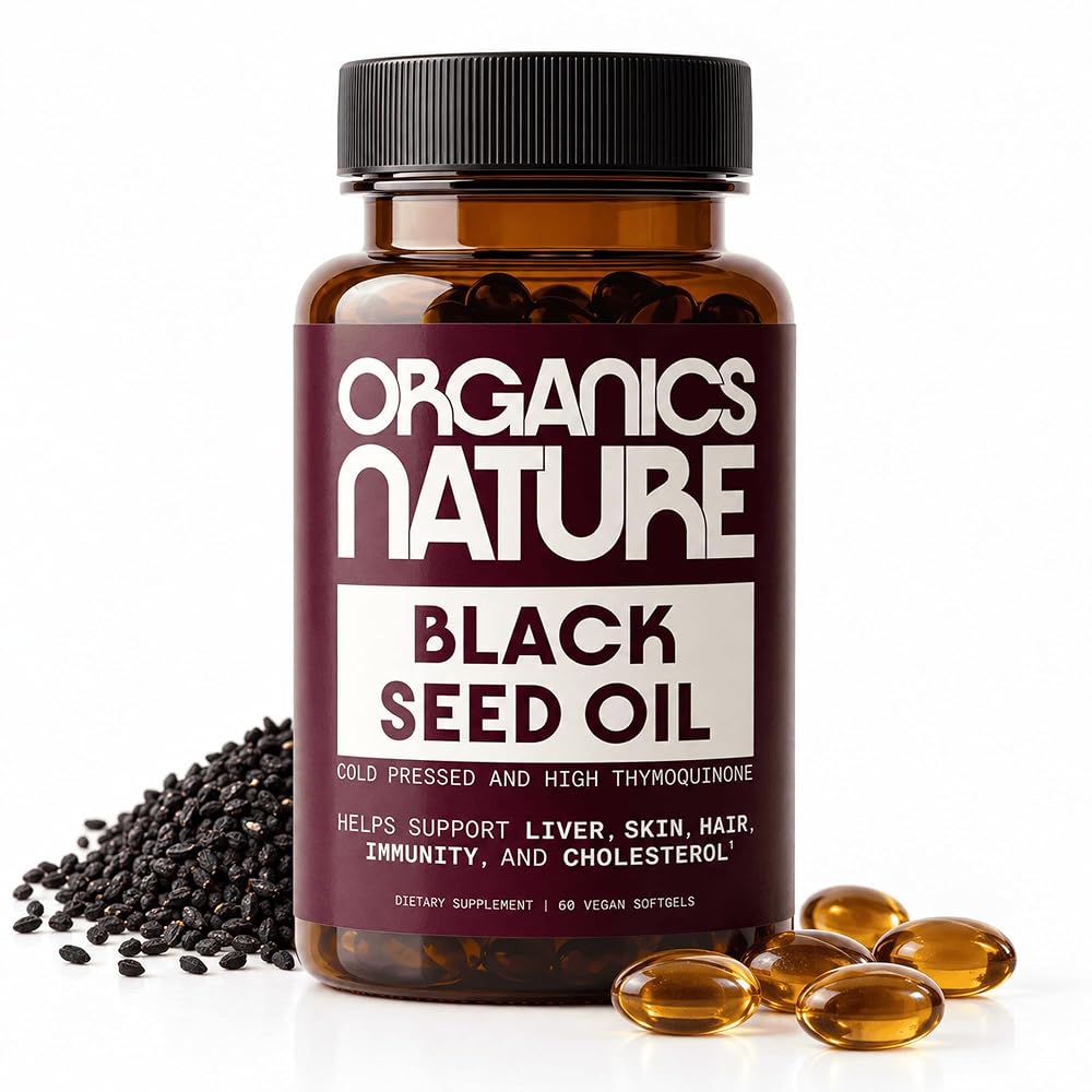 ORGANICS NATURE Black Seed Oil 1000mg