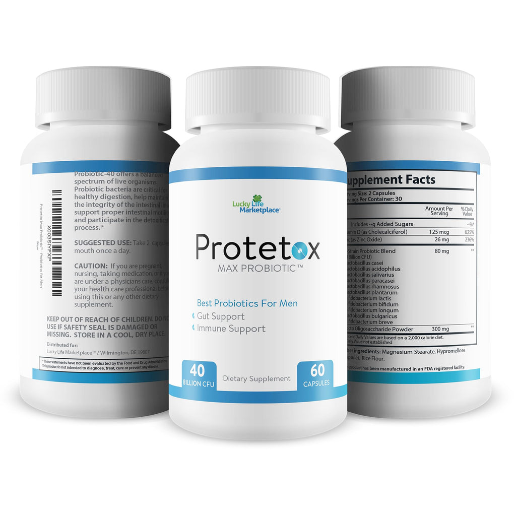 Generic Protetox Max Probiotic Formula - 40 Billion CFU - 1 Count - image 4