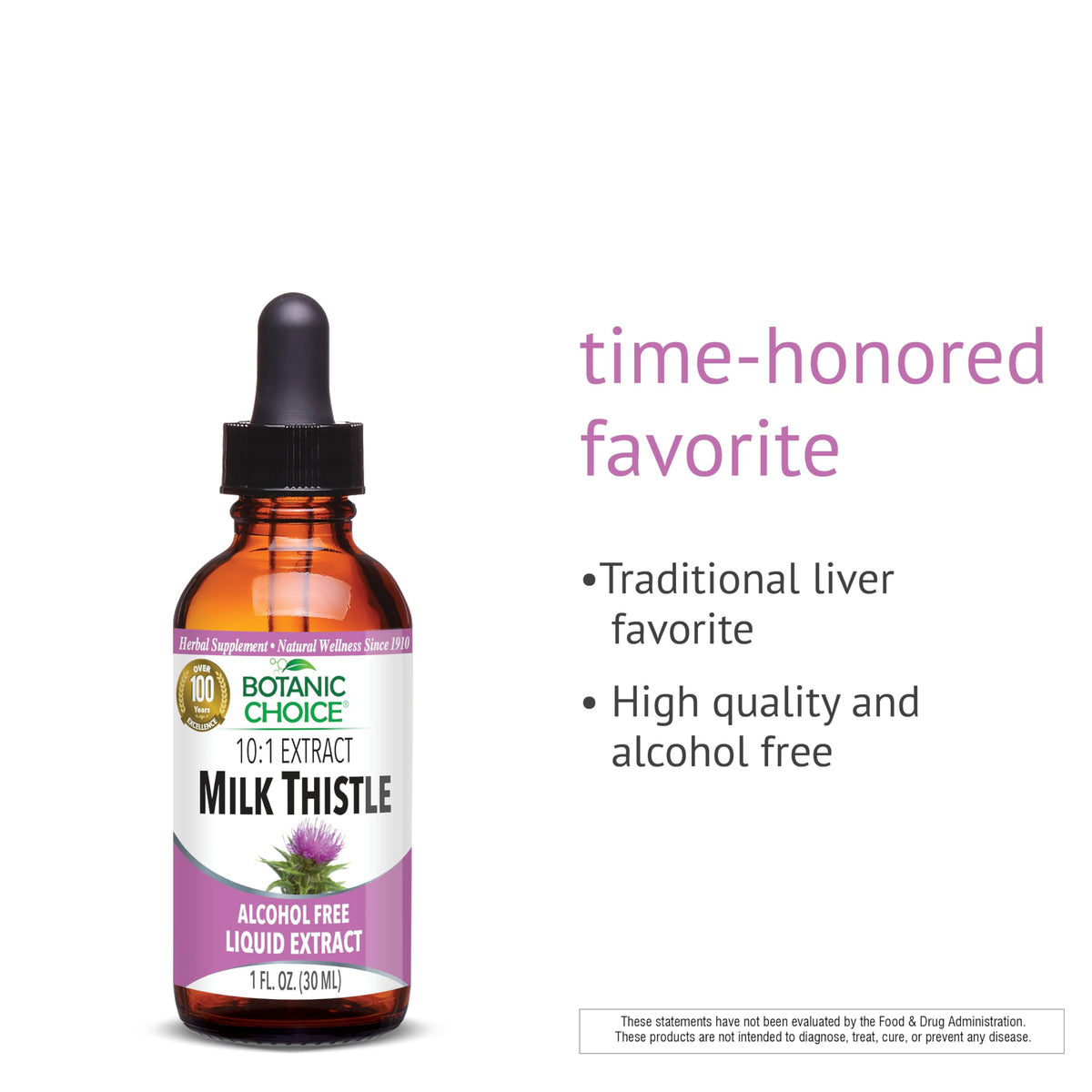 Botanic Choice Milk Thistle Liquid Extract Alcohol Free - 1 fl oz - image 4