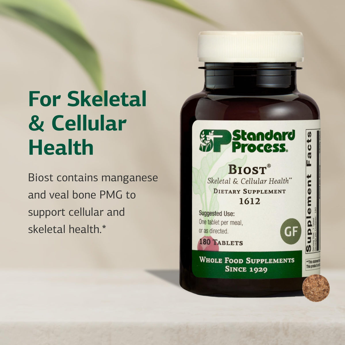 Standard Process Biost Skeletal & Cellular Supplement - 180 Tablets - image 3