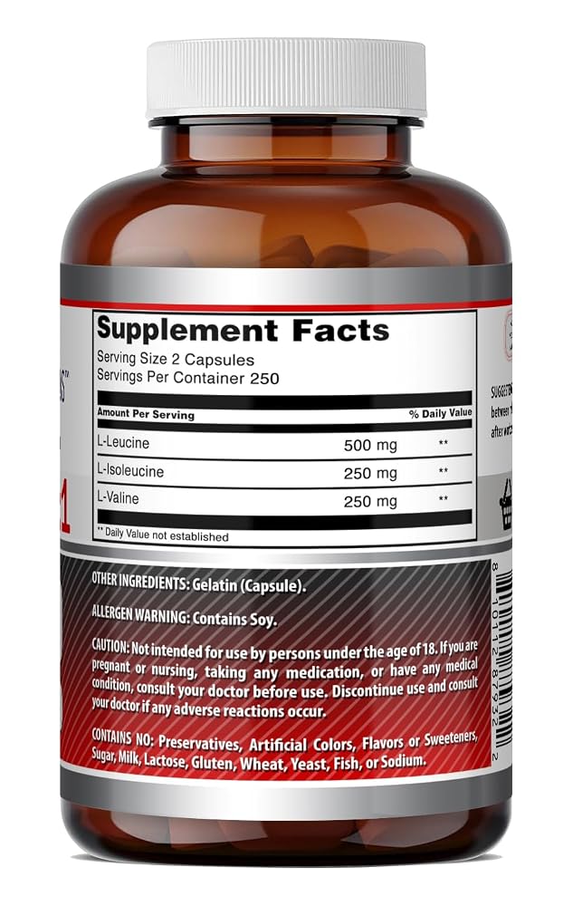 Amazing Formulas BCAA 2:1:1 1000 Mg Per Serving