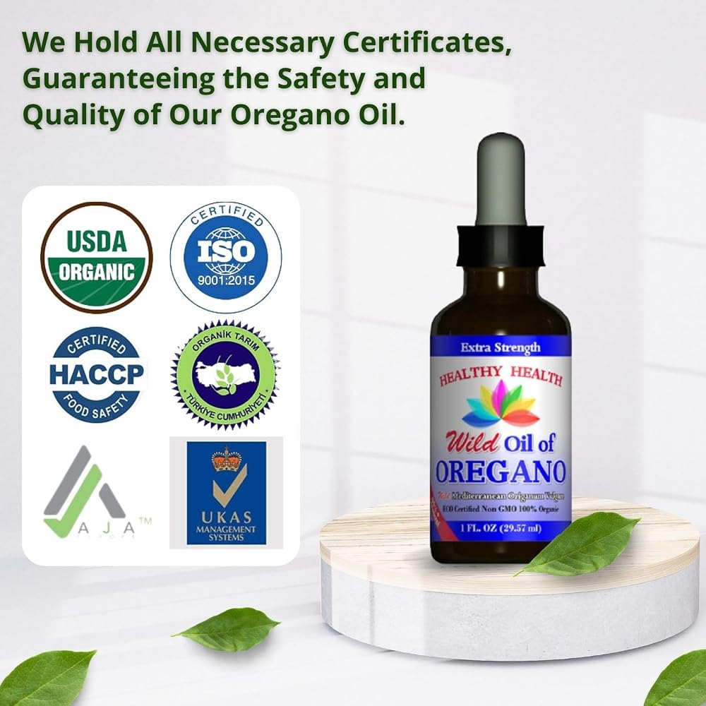 Healthy Health Oregano Oil Organic 83% Carvacrol - 3 Pack - image 6
