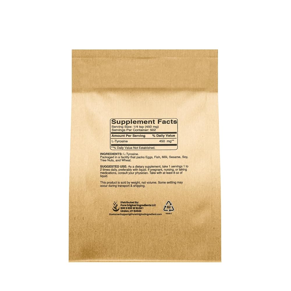 PURE ORIGINAL INGREDIENTS L-Tyrosine Powder Supplement - image 3