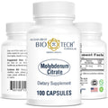 Bio-Tech Pharmacal Molybdenum Citrate Trace Mineral - 100 Tablets