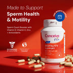 CONCEIVE PLUS Motility Support for Men Fertility Supplement - 60 Capsules - image 3
