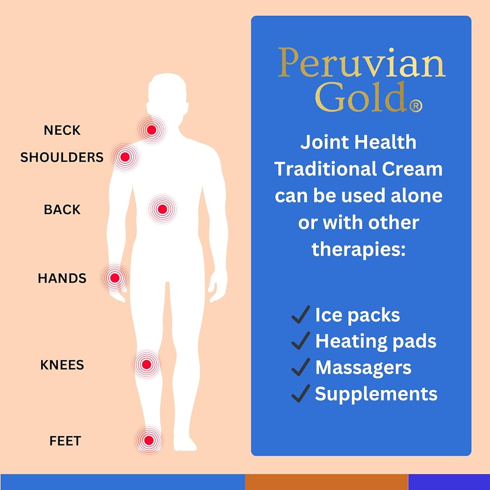 Peruvian Gold Joint Health Cream with MSM - 1.76 Fl Oz - image 2